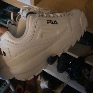 New Fila Disruptor 2- white, blue and red color